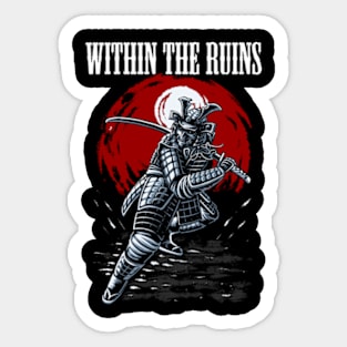 WITHIN THE RUINS MERCH VTG Sticker